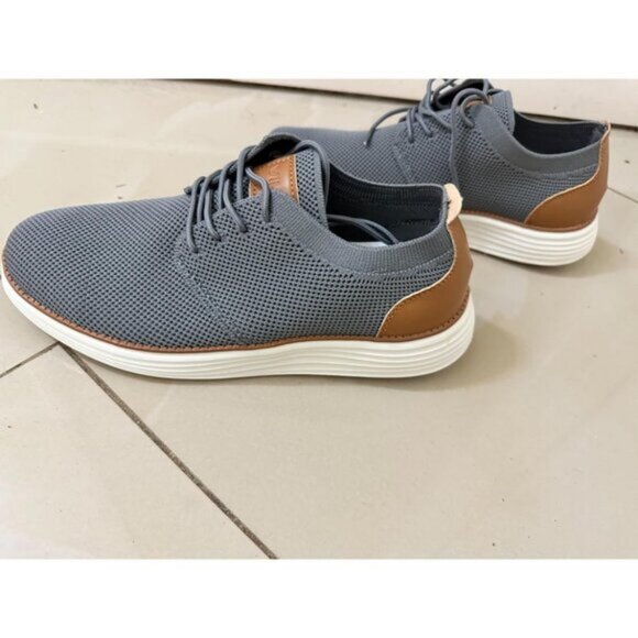 🆕VILOCY Men's Grey Fashion Business Comfortable Breathable Dress Sneaker - Picture 3 of 10